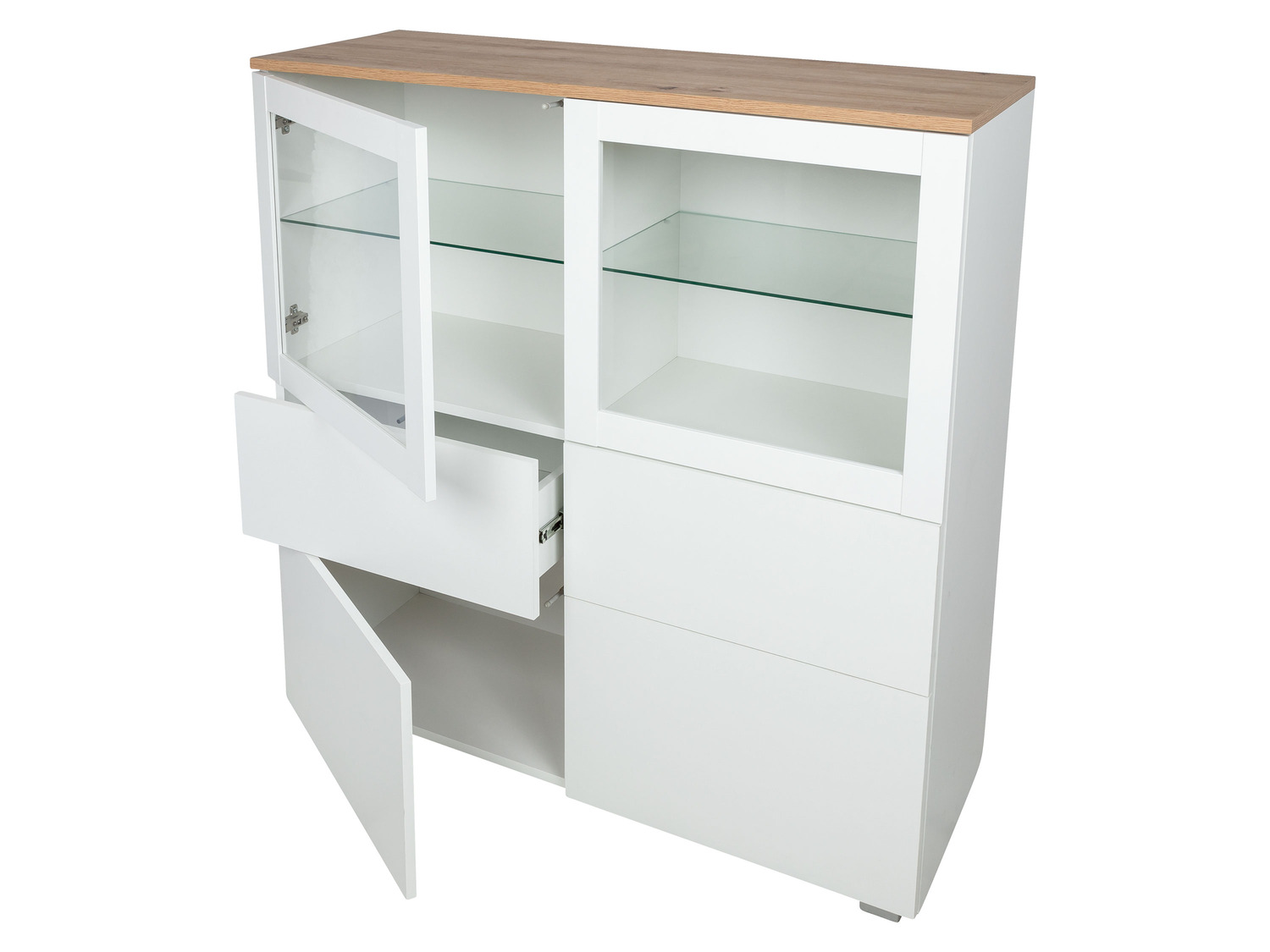 LIVARNO home Highboard »Madrid« im schlichten, moderne…