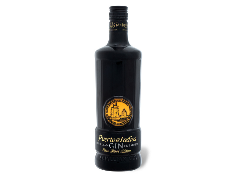 Puerto 40% Vol Indias Black Gin Dry de Edition Pure
