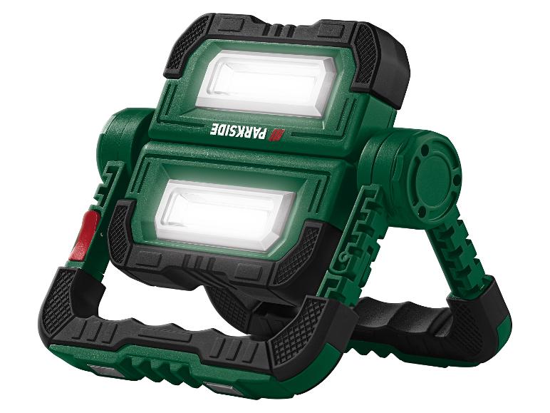 PARKSIDE grüne und schwarze LED-Arbeitsleuchte
