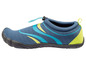 Blaue Wasserschuhe mit grünen Akzenten