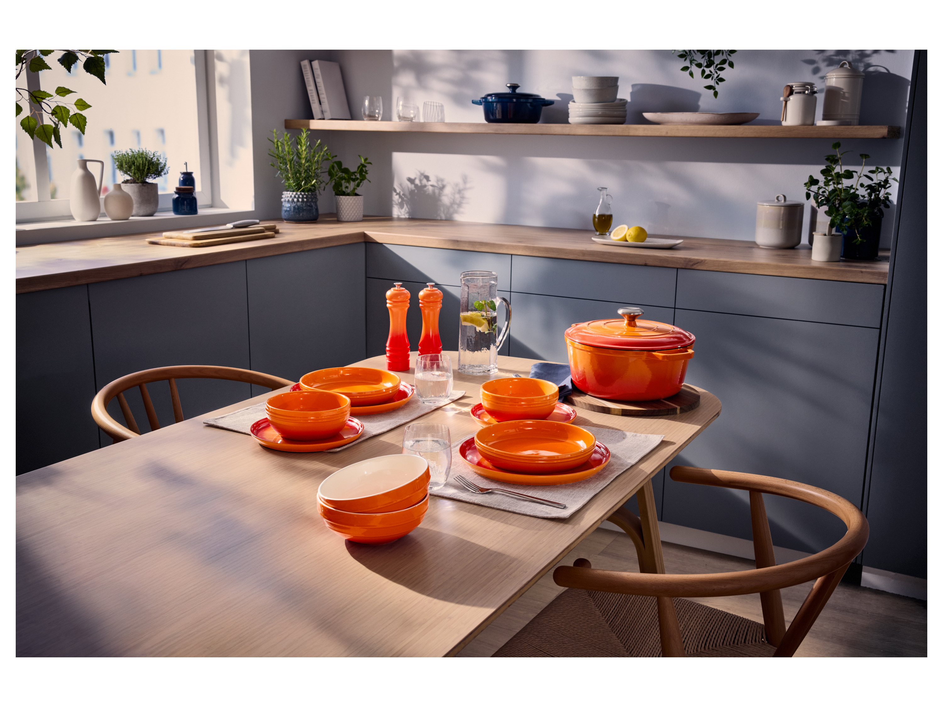 SILVERCREST® Salz- und Pfeffermühlen-Set (Orange) – Bild 3 von 4
