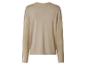 Damen beiger Strickpullover, Rückansicht