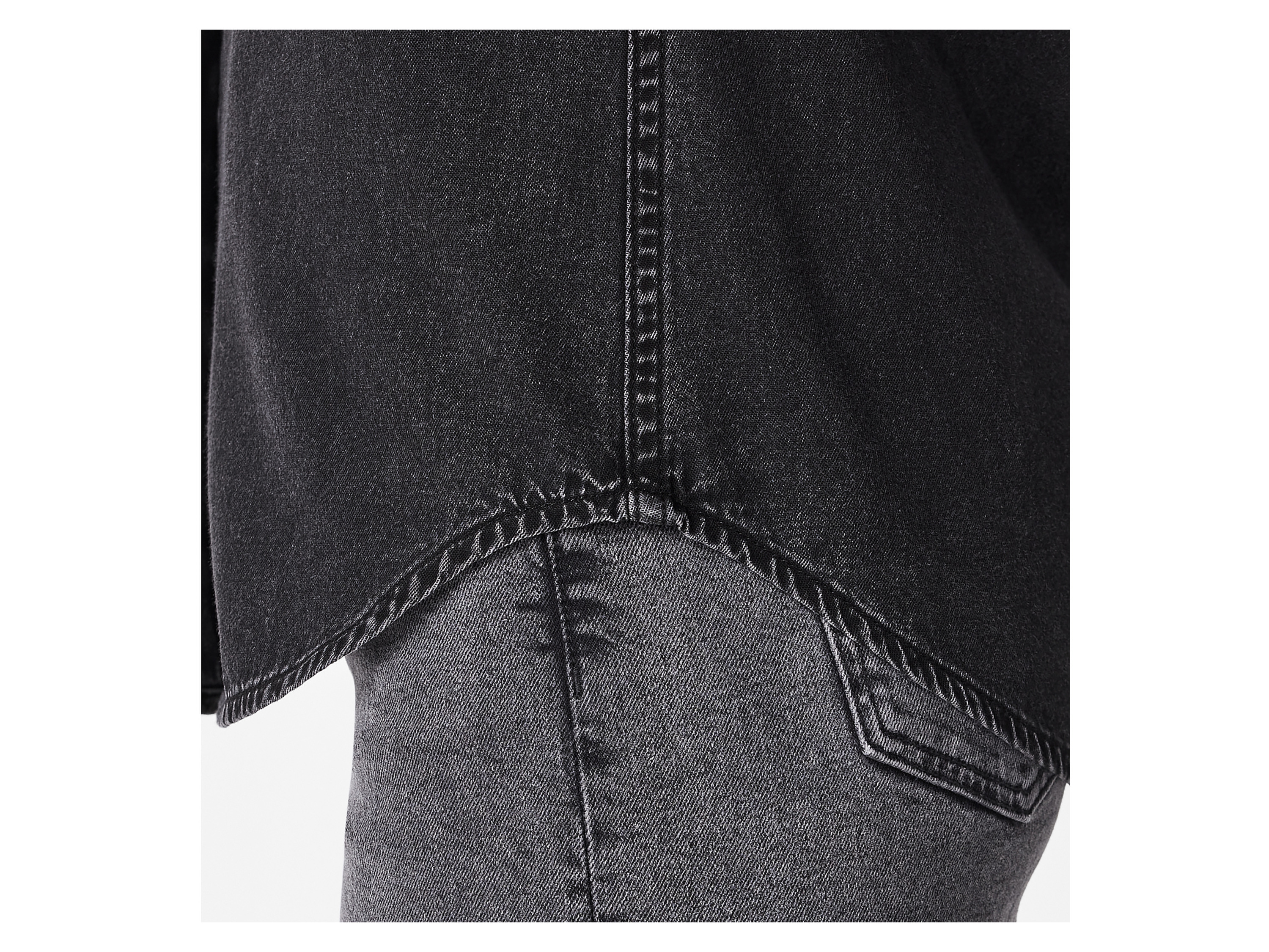 Thumbnail - esmara® Damen Jeanshemd (Schwarz, 34)