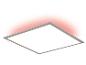 Quadratische LED-Panel-Leuchte mit roter Hintergrundbeleuchtung