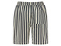 Beige Shorts mit schwarzen Streifen