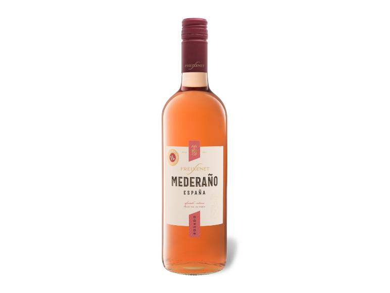 Eine Flasche Freixenet Mederaño España Rosado halbtrockener Roséwein.
