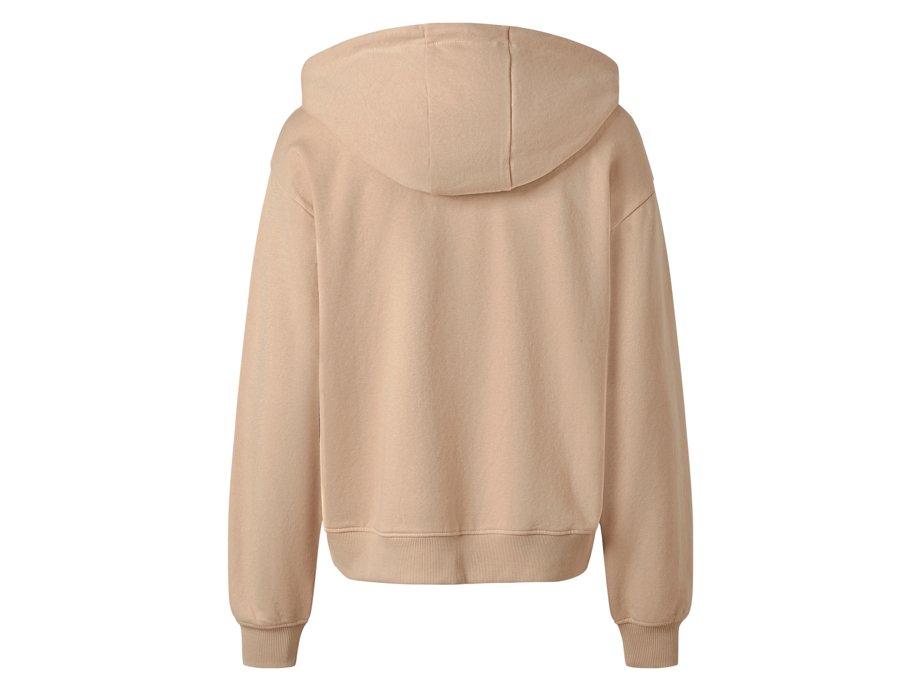 Thumbnail - esmara® Damen Sweatjacke, leger mit überschnittenen Schultern (Beige, L(44/46))