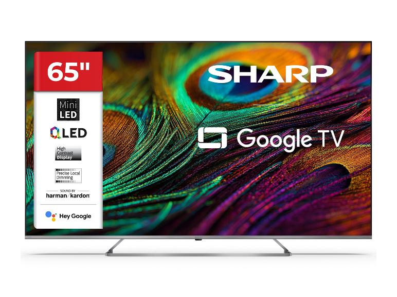 65-Zoll-Fernseher mit Mini-LED, QLED, hohem Kontrast, präzisem Local Dimming und Google TV