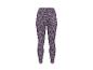 Damen-Leggings in Lila mit Leopardenmuster.