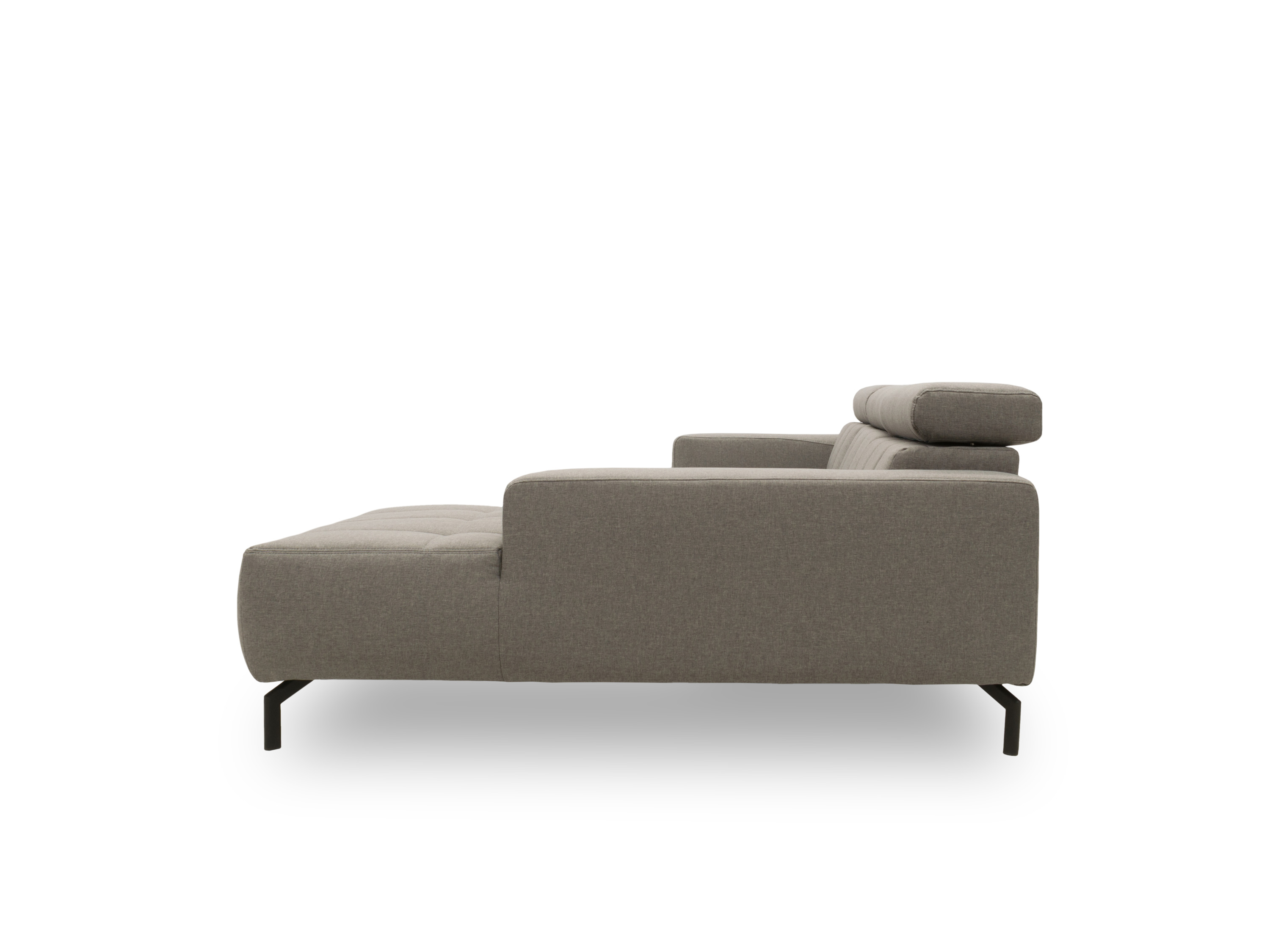 Thumbnail - Domo Sofa »Cunelli« mit Longchair (davorstehend rechts, 292x175cm, Silber)