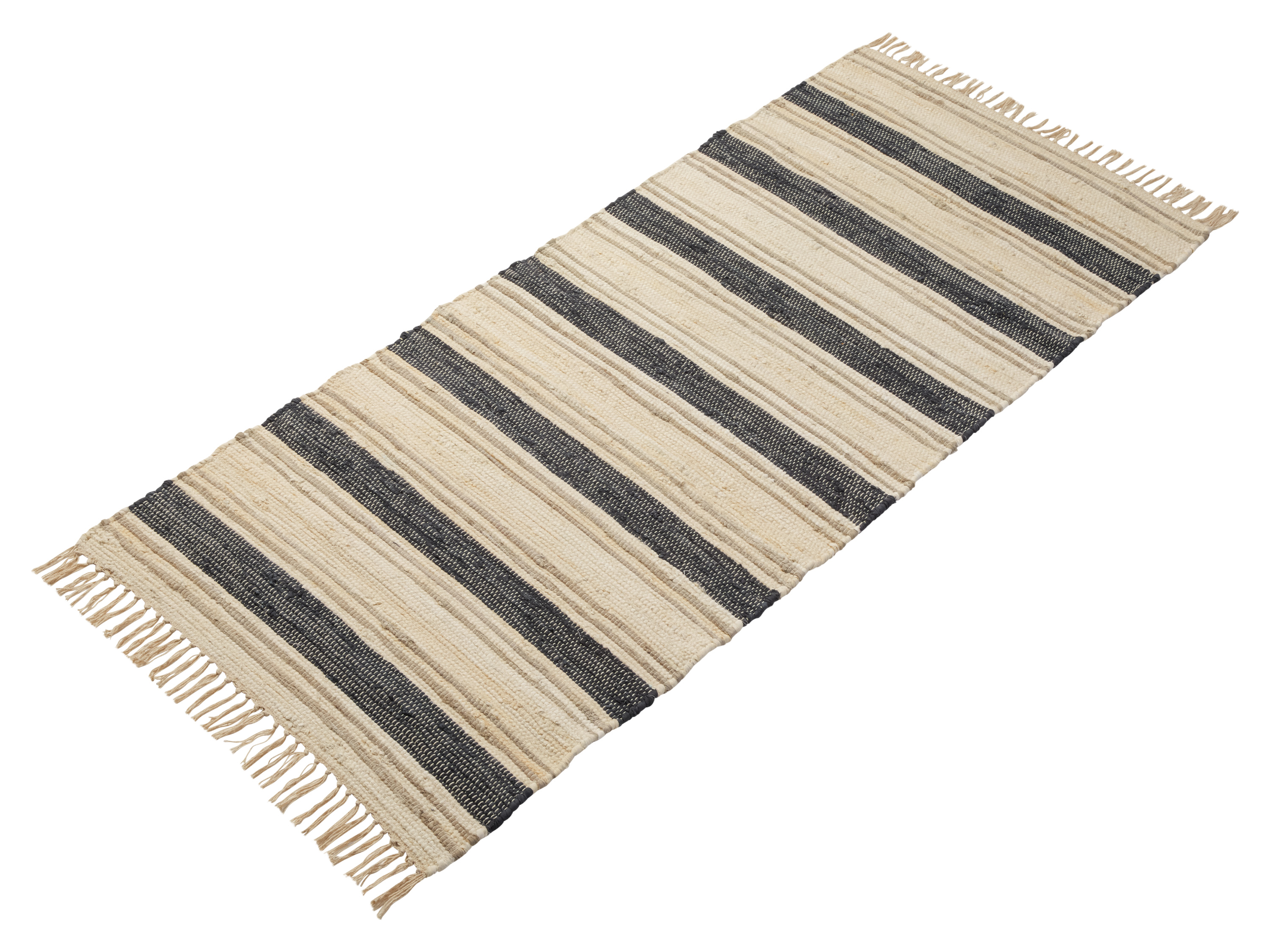 Thumbnail - LIVARNO home Teppichläufer (Streifen/schwarz)