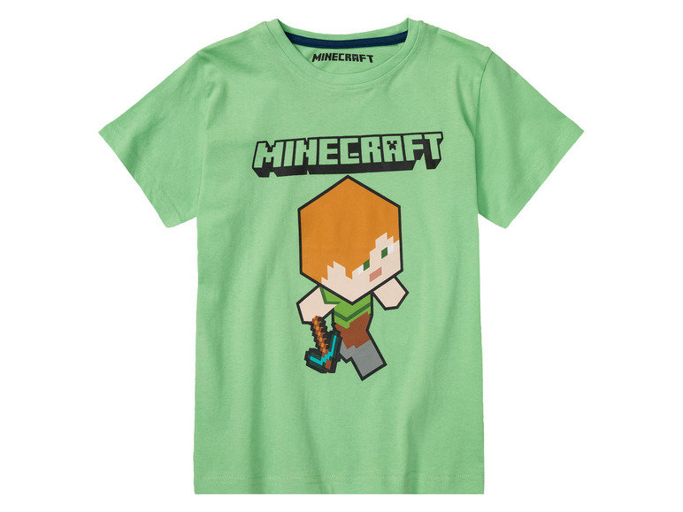 Gehe zu Vollbildansicht: Minecraft Kinder Pyjama, Single-Jersey-Qualität - Bild 7