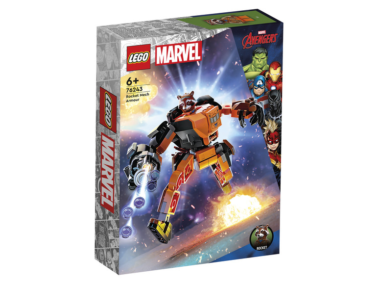 Gehe zu Vollbildansicht: LEGO® Marvel Super Heroes 76243 »Rocket Mech« - Bild 6
