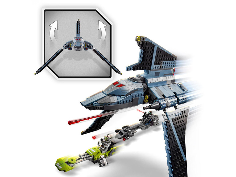 Gehe zu Vollbildansicht: LEGO® Star Wars 75314 »Angriffsshuttle aus The Bad Batch™« - Bild 5