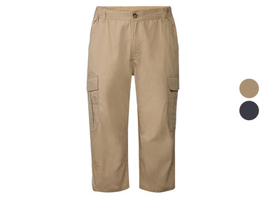 LIVERGY® Herren Hose, 3/4-Länge, mit aufgesetzten Cargo-Taschen