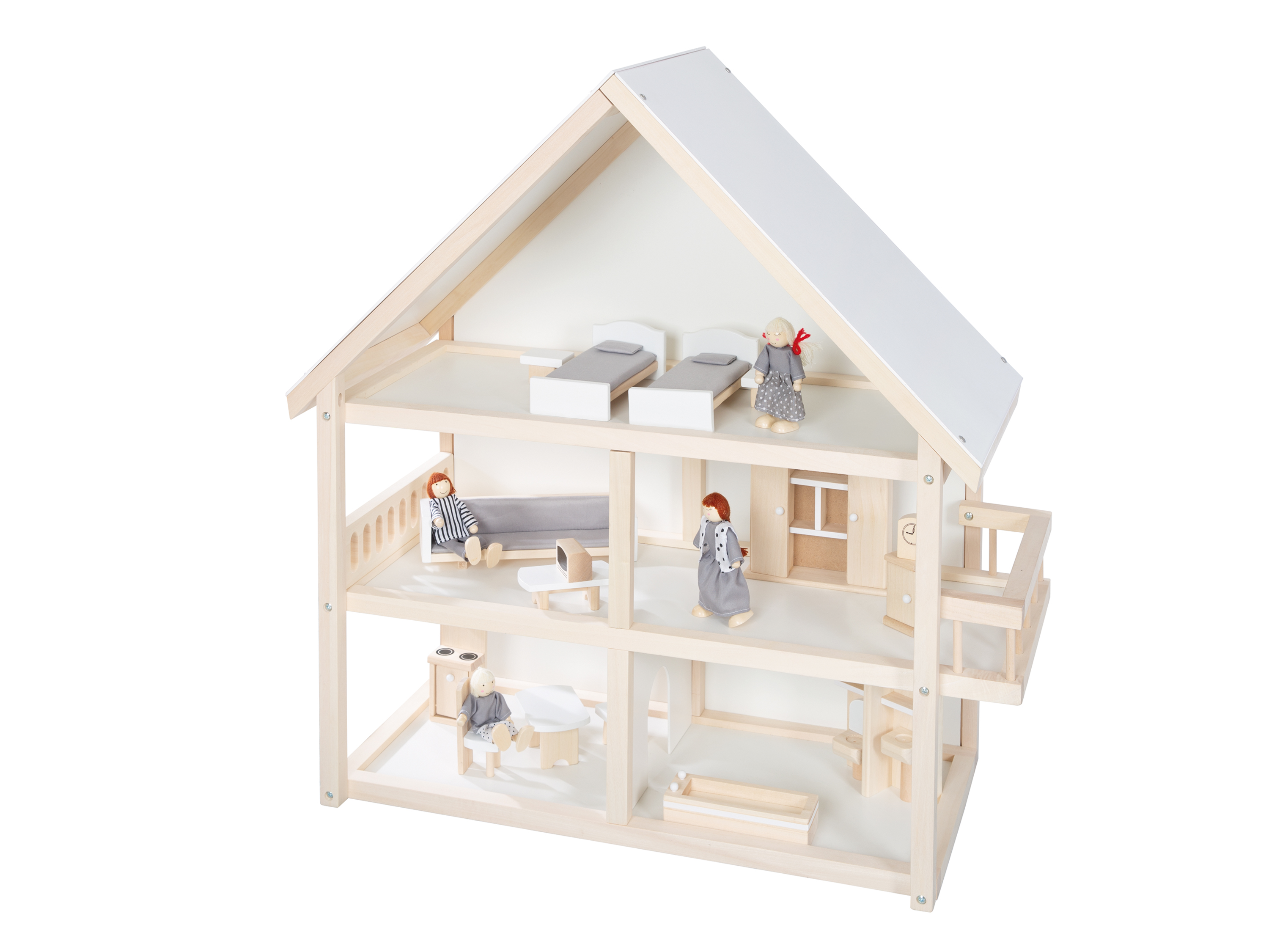roba Puppenhaus, inkl. Möbel und Puppen