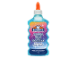 Flasche Glitzerkleber mit farbigem Etikett und dem Text „Glitter Glue“.