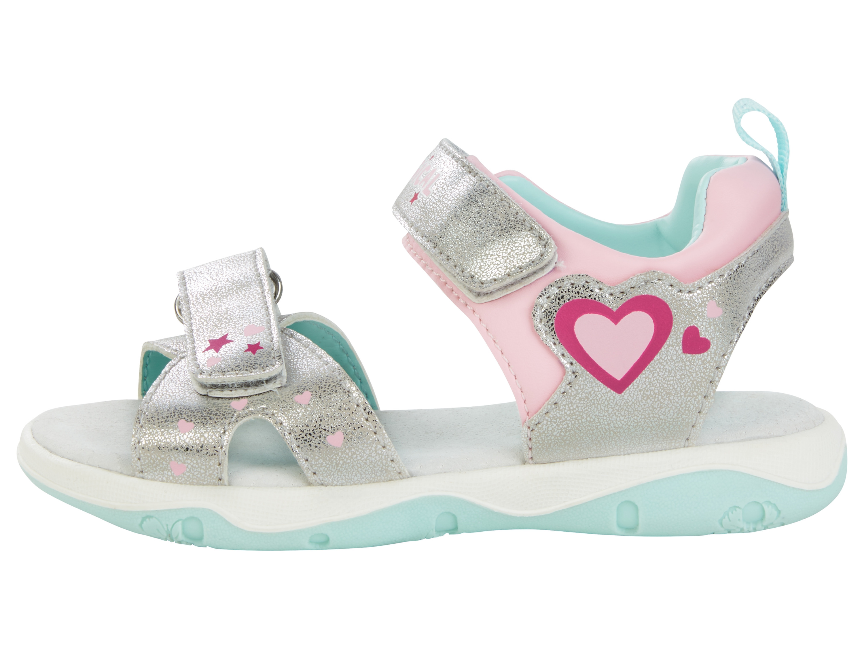 Thumbnail - lupilu® Kleinkinder Mädchen Sandale (Silber, 25)