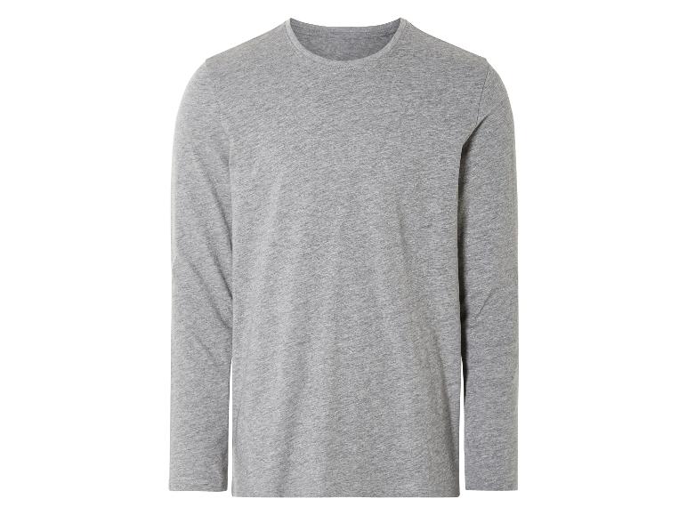 Ein graues Langarmshirt.