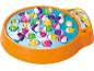 Kinder-Angelspiel mit bunten Plastikfischen