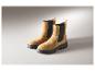 ESMARA® Damen Premium-Lederstiefeletten in Braun mit schwarzer Profilsohle.