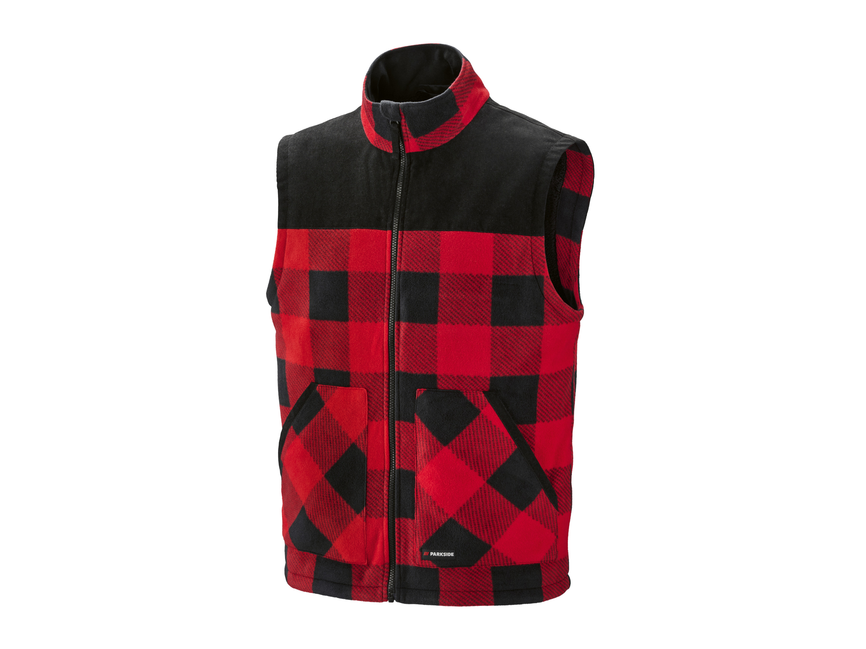 PARKSIDE® Herren Fleece-Weste (Rot, L (52/54))"" - Farbe: grau
