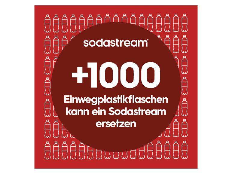 Sodastream Werbebild: Ein Sodastream kann über 1000 Einwegplastikflaschen ersetzen.