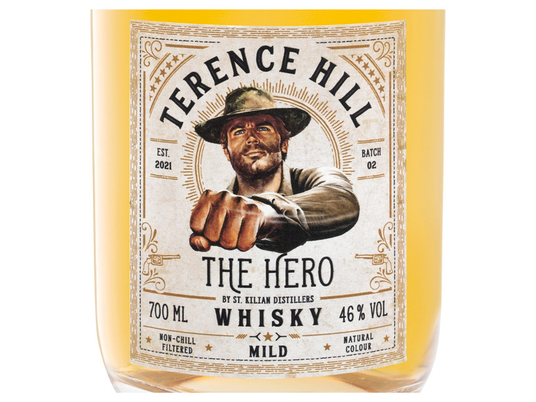 Gehe zu Vollbildansicht: St. Kilian Terence Hill - The Hero - Whisky (mild) 46% Vol - Bild 2