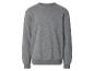Graues Langarm-Sweatshirt mit Rundhalsausschnitt und dem Wort 'STRENESSE' im Krageninneren.