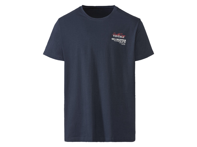 Gehe zu Vollbildansicht: LIVERGY® Herren T-Shirt aus reiner Baumwolle - Bild 2