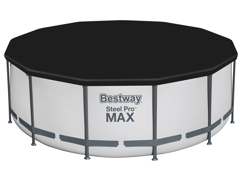 Gehe zu Vollbildansicht: Bestway Steel ProMAX Stahlrahmenpool-Set mit Filterpumpe - Bild 3