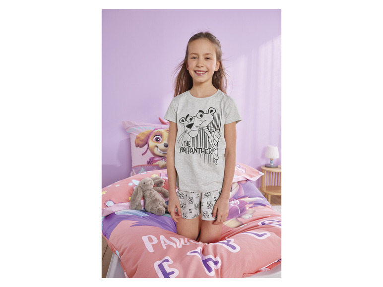 Gehe zu Vollbildansicht: Kinder Mädchen Pyjama, aus reiner Baumwolle - Bild 8