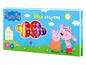 24 Wachsmalstifte von Peppa Pig in einer Box.