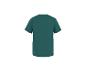 Dunkelgrünes Herren-Basic-T-Shirt, Rückansicht.