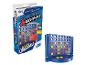 Hasbro 4 gewinnt Spiel, portable Version: Box und Spielbrett.