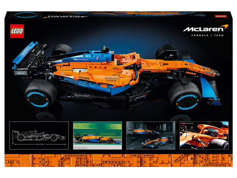 Gehe zu Vollbildansicht: LEGO® Technic 42141 »McLaren Formel 1™ Rennwagen« - Bild 8
