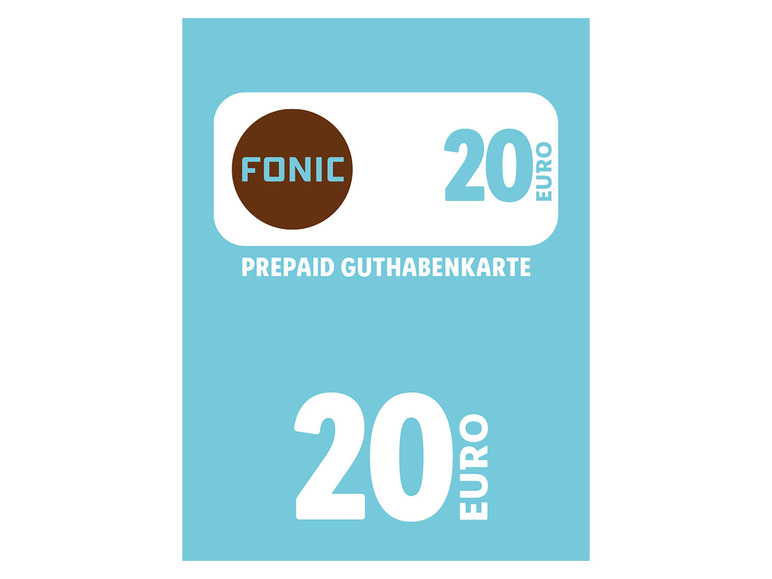 Fonic Code über 20€ | Prepaid Guthaben
