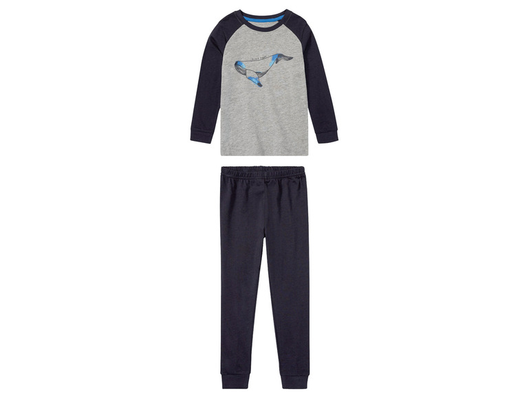 Gehe zu Vollbildansicht: lupilu Kleinkinder Jungen Pyjama mit Bündchen, lang - Bild 6