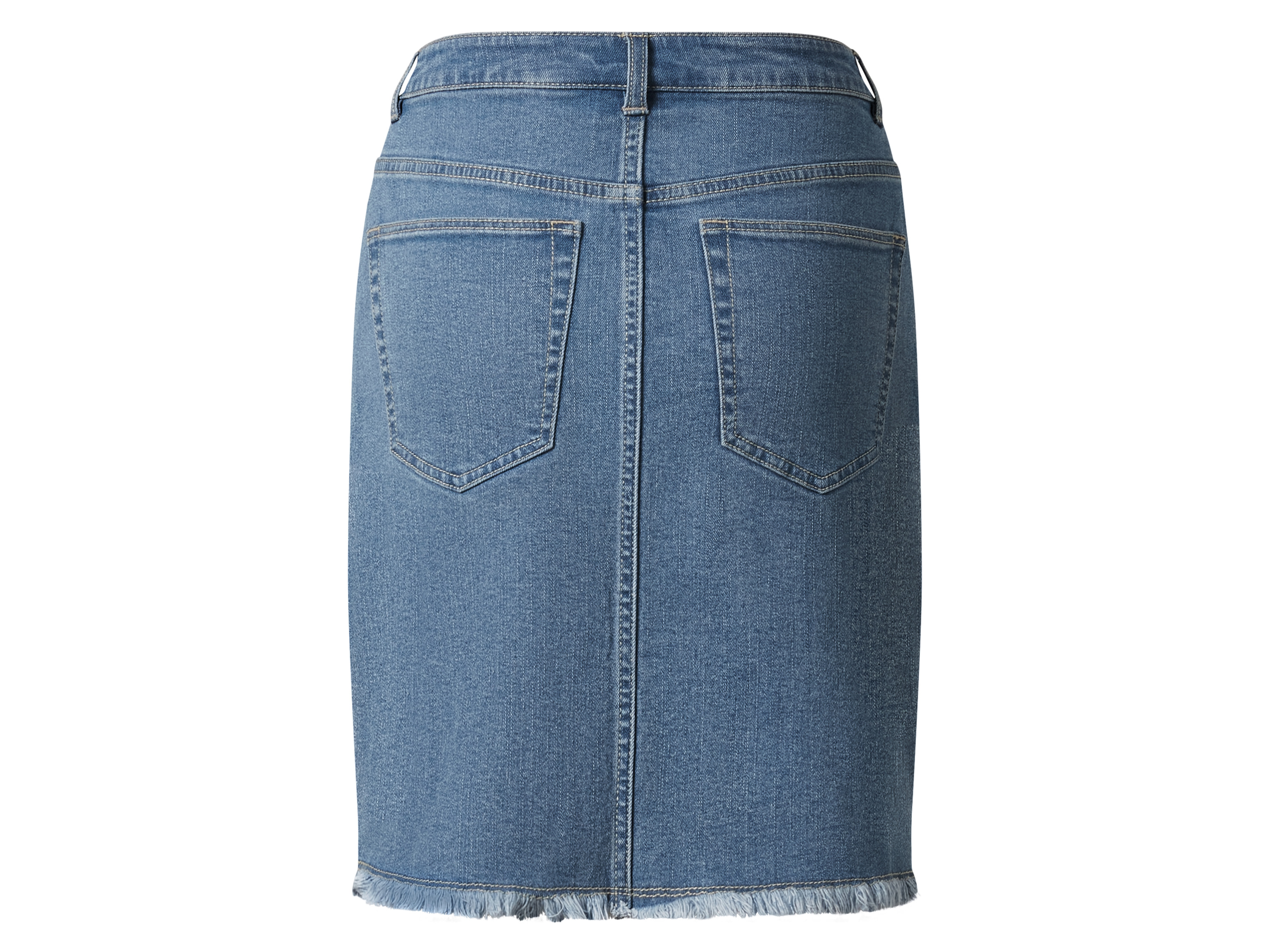 Thumbnail - esmara® Damen Jeansrock, im 5-Pocket-Style (Blau, 34)