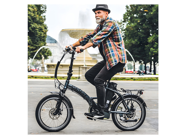 Gehe zu Vollbildansicht: JOBOBIKE E-Bike »Sam«, vollgefedert, 20 Zoll - Bild 5