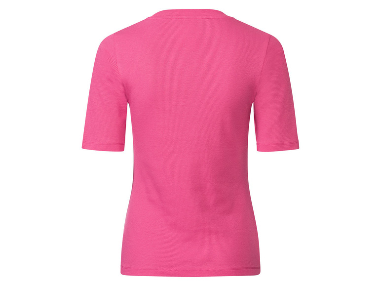 Gehe zu Vollbildansicht: esmara® Damen T-Shirt in modischer Ripp-Qualität - Bild 7