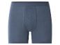 Blaue Herren-Boxershorts mit gestreiftem Bund