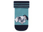 Blaue Socken mit Dalmatiner-Motiv.
