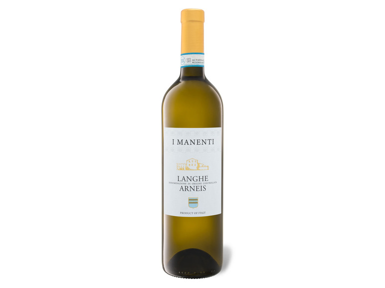 Arneis trocken, Weißwein Piemont I Manenti Langhe DOC 2022