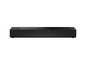 Eine schwarze Soundbar von Sharp mit Dolby Atmos.