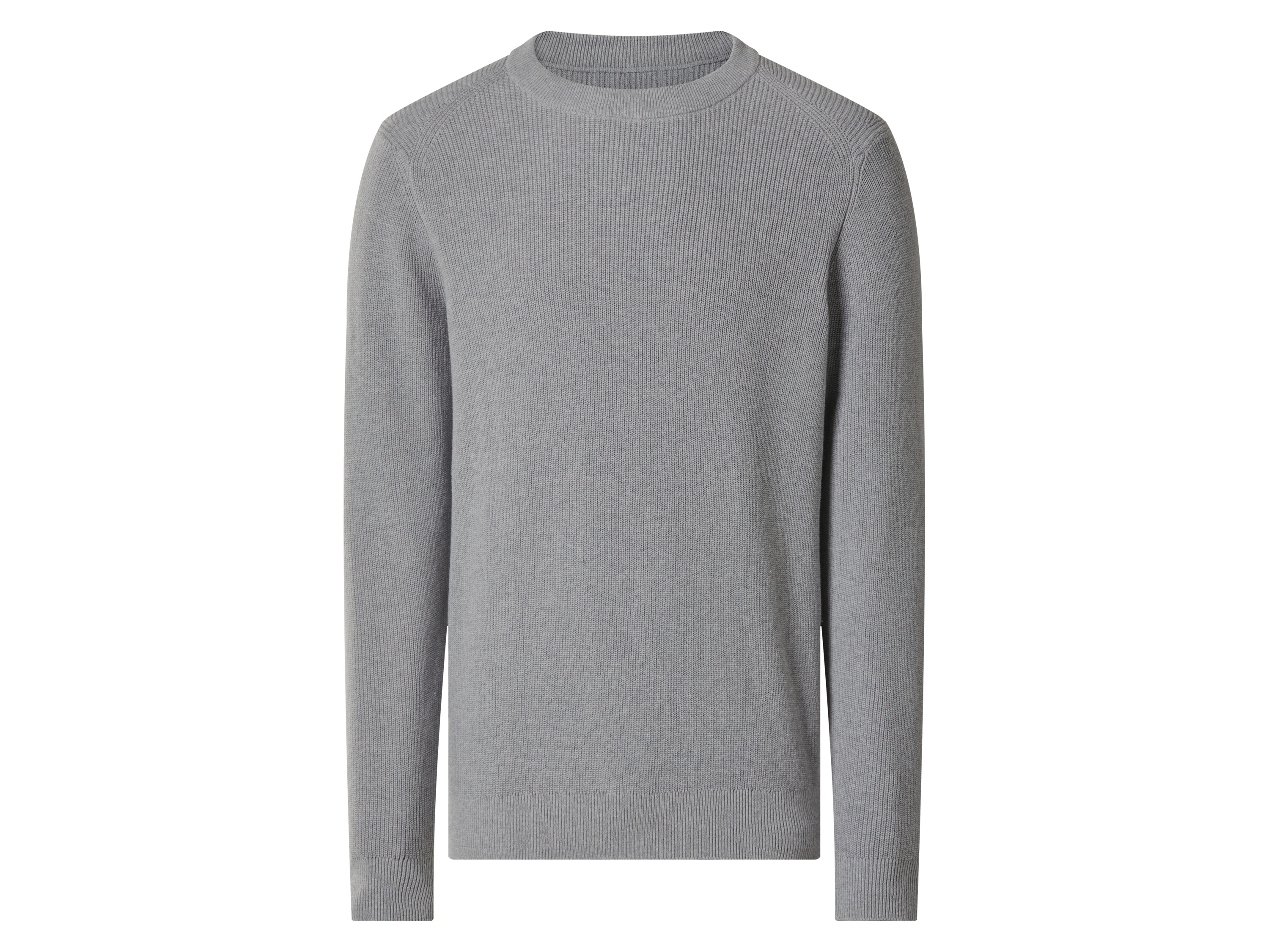 ESMARA MEN Herren Pullover Rippstrick (Grau, L (52/54))""