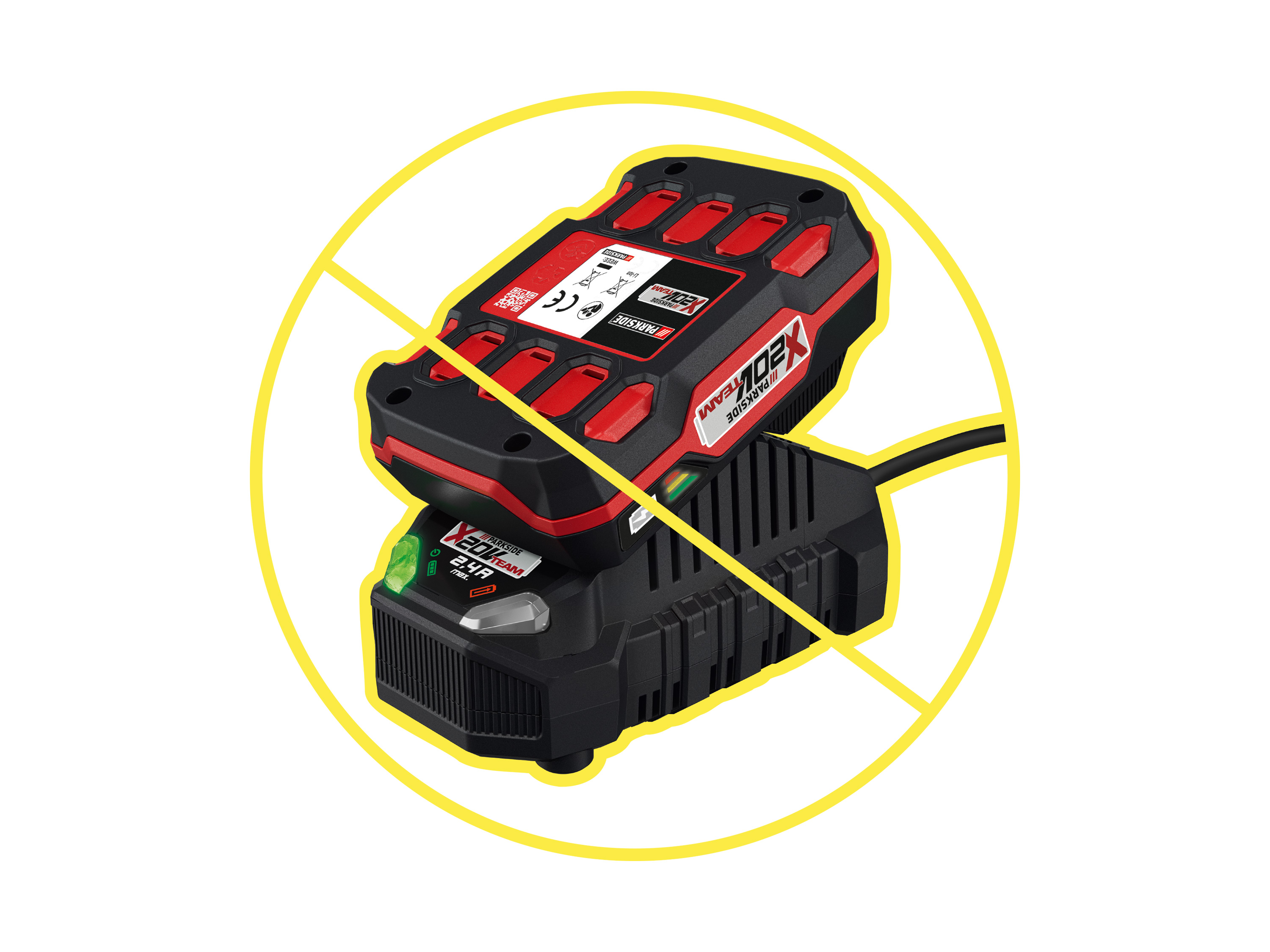 PARKSIDE® 20 V / Akku-Heckenschere »PHSA 20-Li D4«, ohne Akku und Ladegerät – Bild 2 von 4