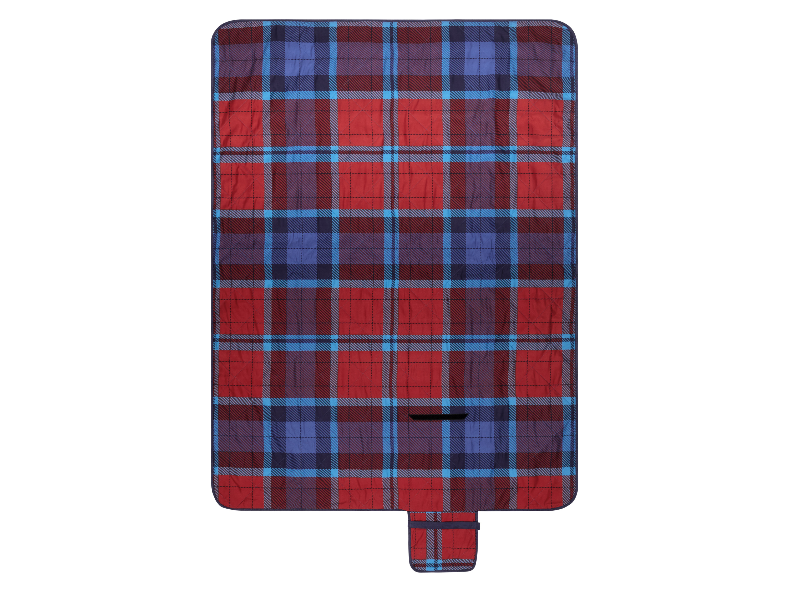 LIVARNO® Outdoormatte, 127 x 168 cm (rot/blau)