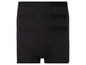 Drei Paar schwarze Boxershorts.