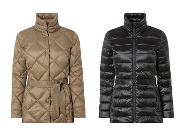 esmara® Damen Lightweight-Jacke mit Gürtel, windabweisend